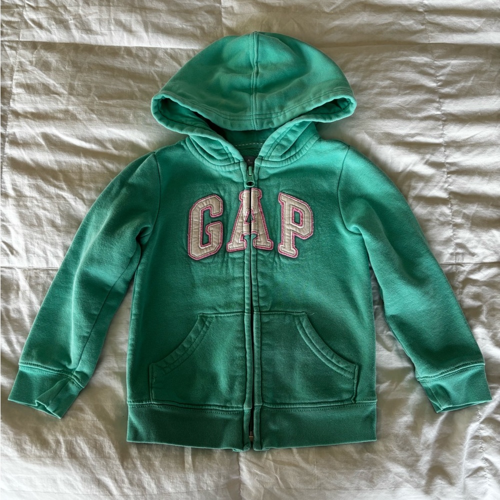 3T Gap toddler girls hooded zip up jacket hoodie